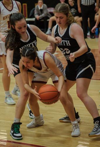 The Dalles girls basketball versus North Marion