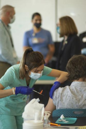 Oregon Gov. Kate Brown in Hood River