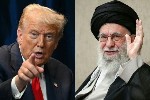 US President Donald Trump and Iran's Supreme Leader Ayatollah Ali Khamenei