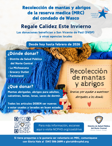 2025 Wasco County MRC Blanket Drive - 1
