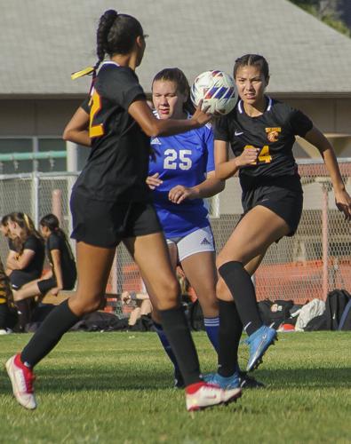 The Dalles Riverhawks girls soccer versus Crook County