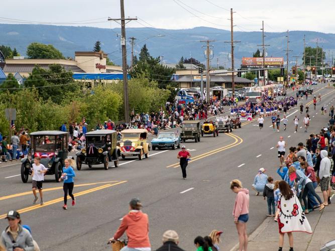 Fourth of July parade in Hood River