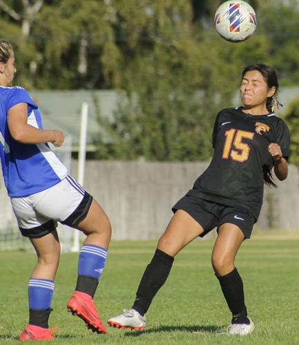 The Dalles Riverhawks girls soccer versus Crook County
