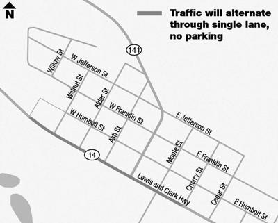 No parking in Bingen along SR 14 from 8 p.m. on Aug. 31 to morning of Sept. 1
