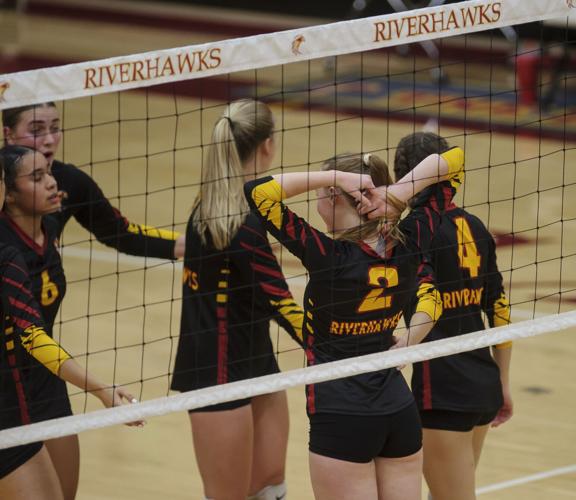 The Dalles volleyball versus Crook County