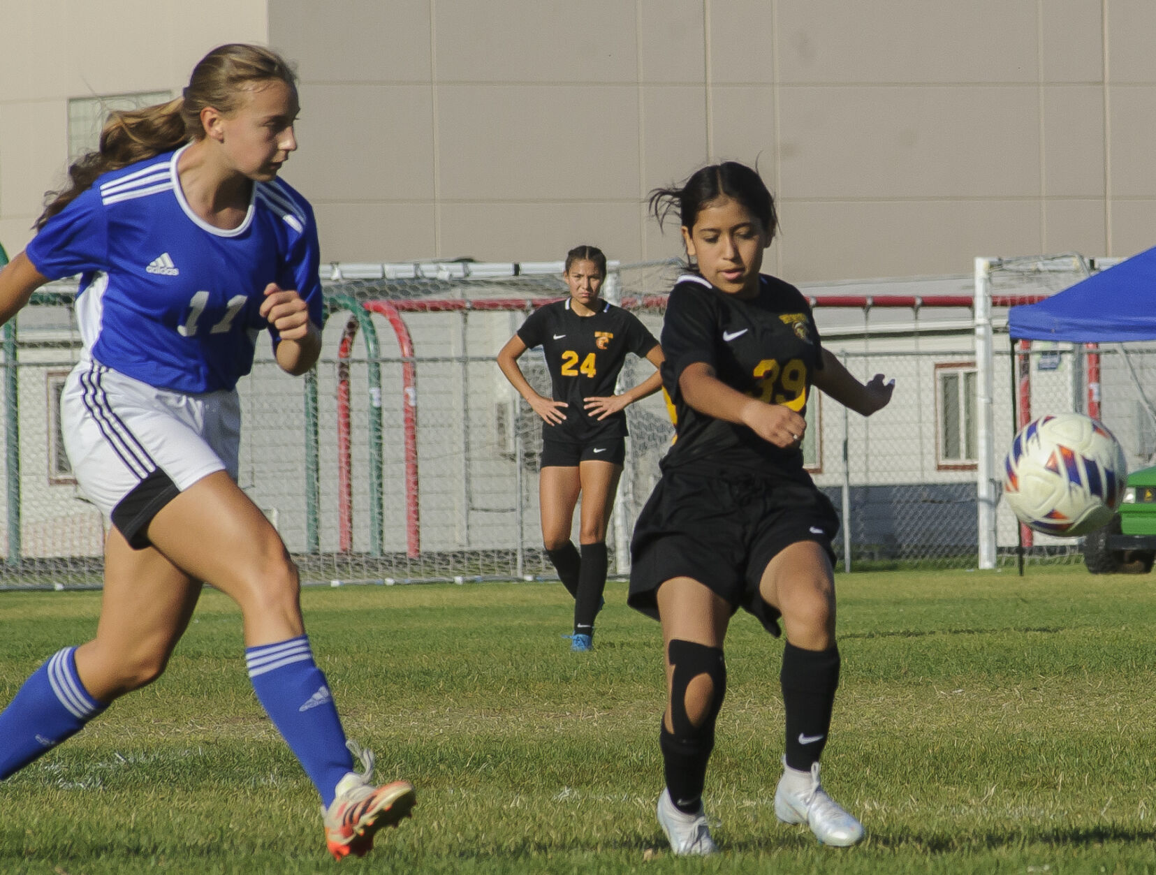 The Dalles Riverhawks girls soccer versus Crook County