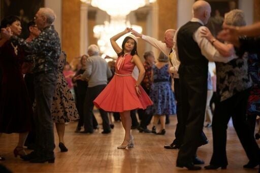 Ballroom dancers say their participation brings them joy and is a good way to fight loneliness in old age