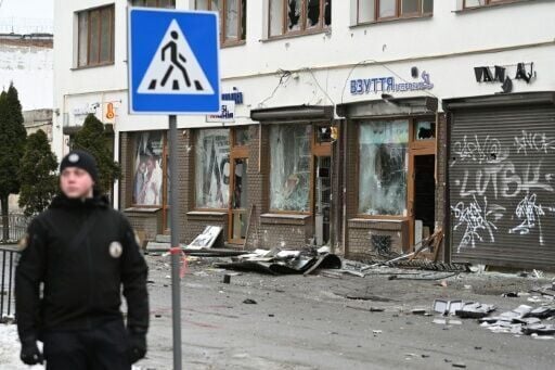 In a separate attack, an explosion rocked a store in central Lviv.