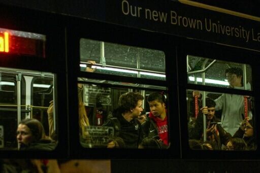 Brown University students were evacuated in a public bus after a mass shooting on campus