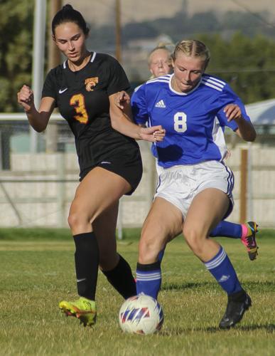 The Dalles Riverhawks girls soccer versus Crook County