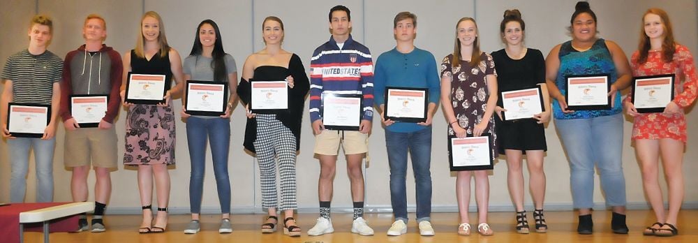 Athletes honored at Sports Awards banquet