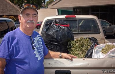 Man trades cash for weeds
