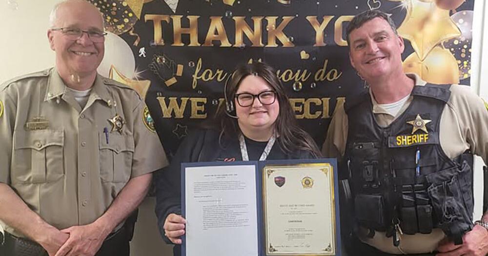 Dispatcher honored