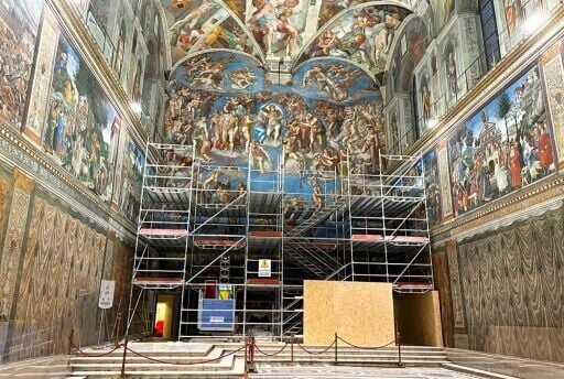 The restoration of the 16th century masterpiece in the Vatican is aimed at bringing back to light the vibrant colours of the work
