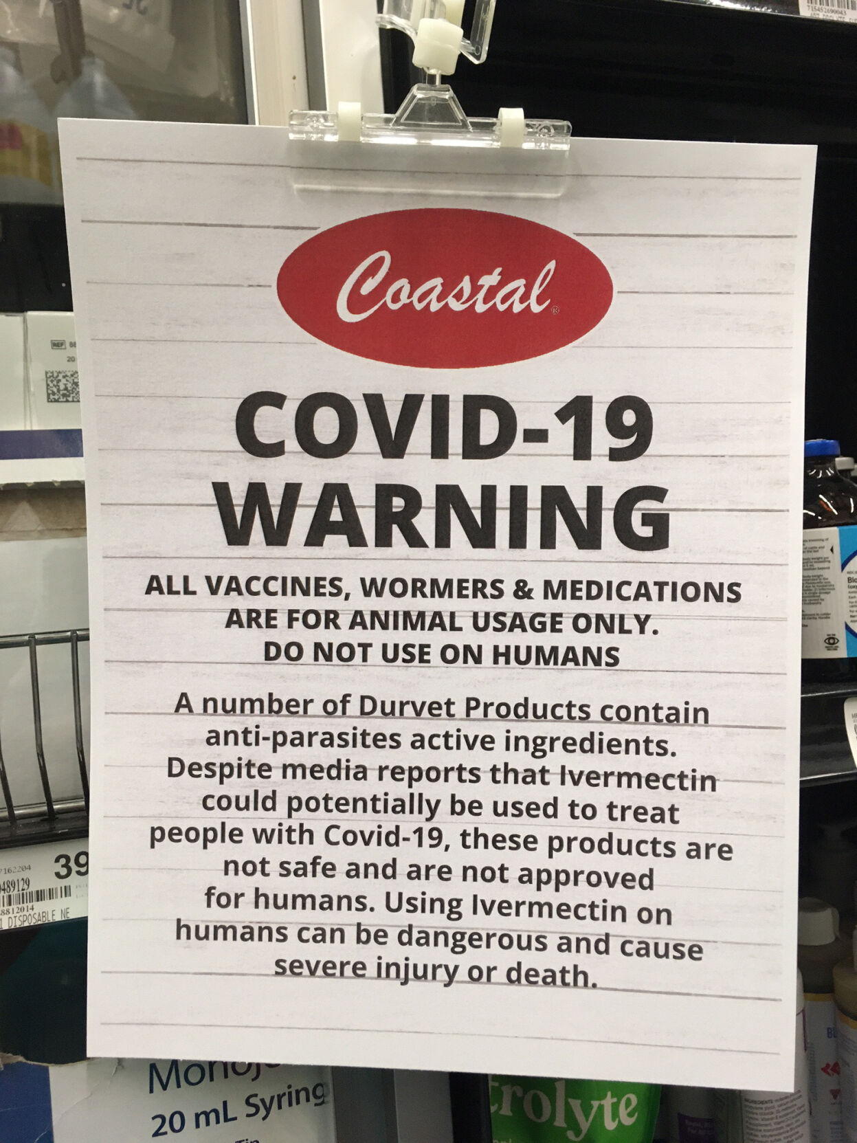 COVID-19 Warning