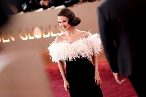 Selena Gomez was among the early arrivals on the red carpet for the 83rd Golden Globe Awards