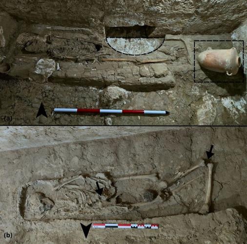 Mummies were buried on top of one another when space started to run out in tombs