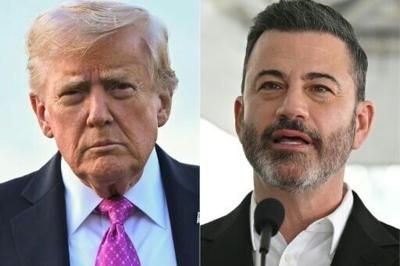US President Donald Trump accused comedian Jimmy Kimmel of a 'despicable call to violence' over a joke about the first lady