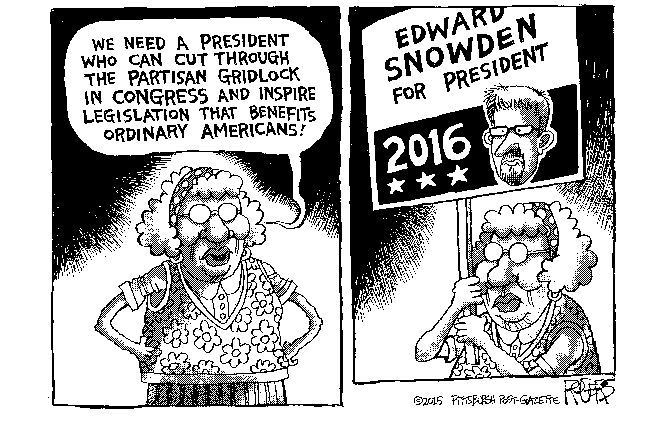 Editorial cartoons from June 7