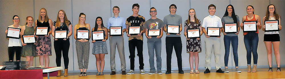 Athletes honored at Sports Awards banquet