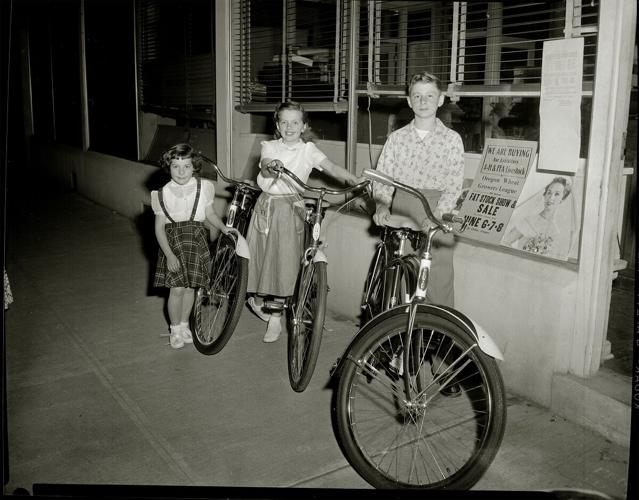 Bike Contest Burt Denton, June 4, 1955