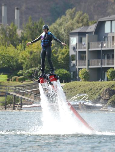 Flyboarding lands in the Gorge