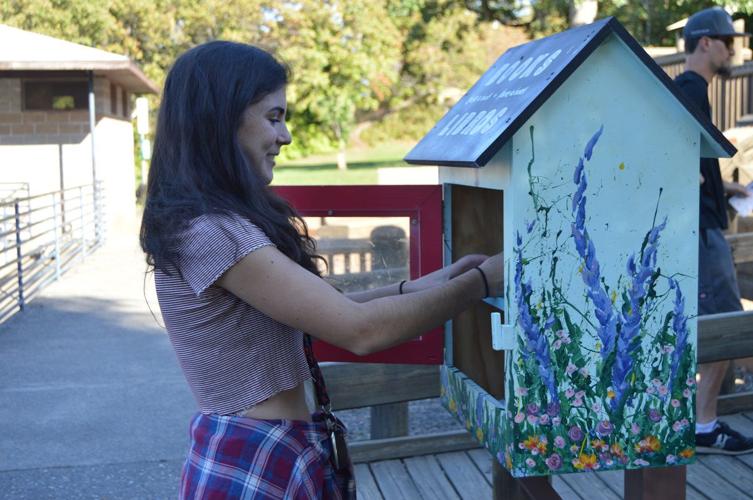 High school senior expands book box project