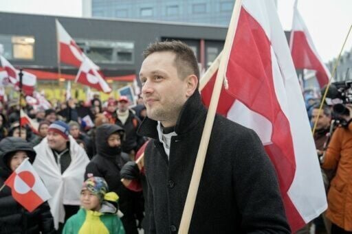 Prime Minister Jens-Frederik Nielsen was among the Nuuk protesters