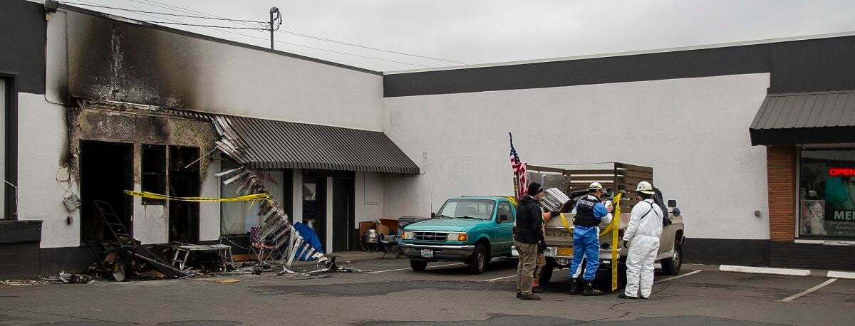 The Dalles arson fire 2022