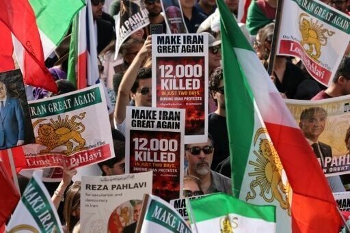 Some protesters appealed to US President Donald Trump to intervene to overthrow the Iranian government