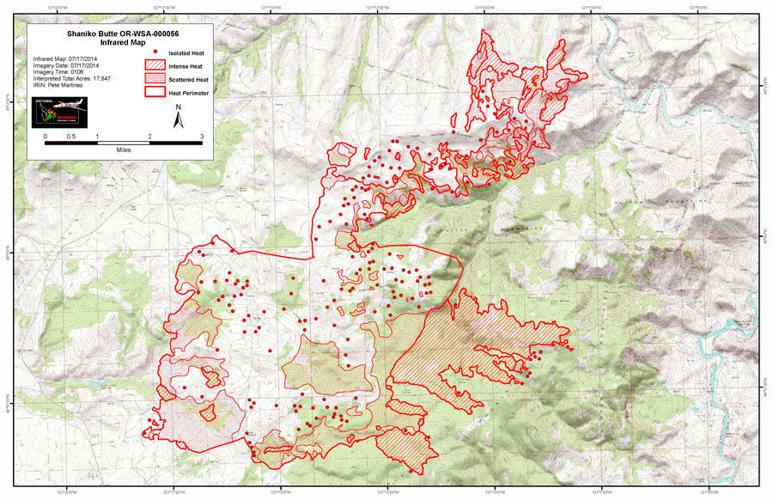 Shaniko Butte wildfire forces closure of Lower Deschutes