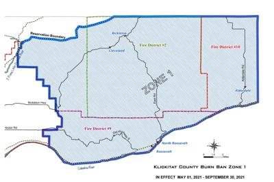 zone one burn ban