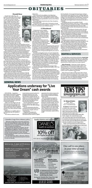 Page A-1 | E-Edition | Columbiagorgenews.com