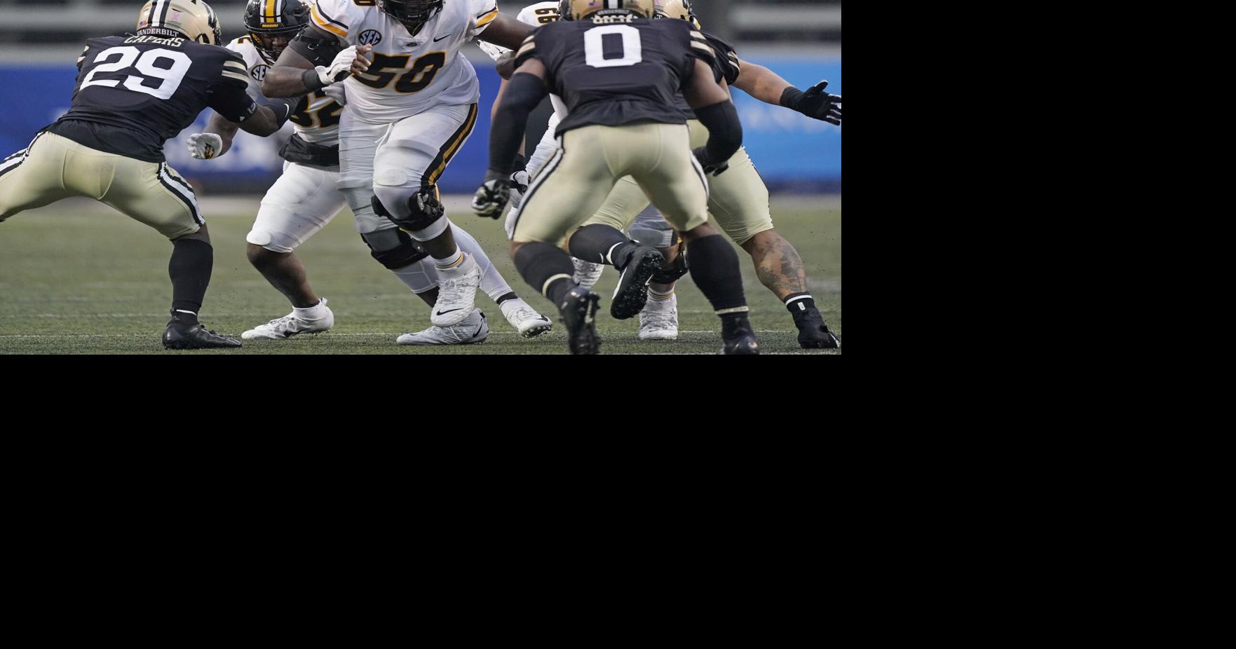 Former MU offensive tackle White commits to SMU Mizzou Football