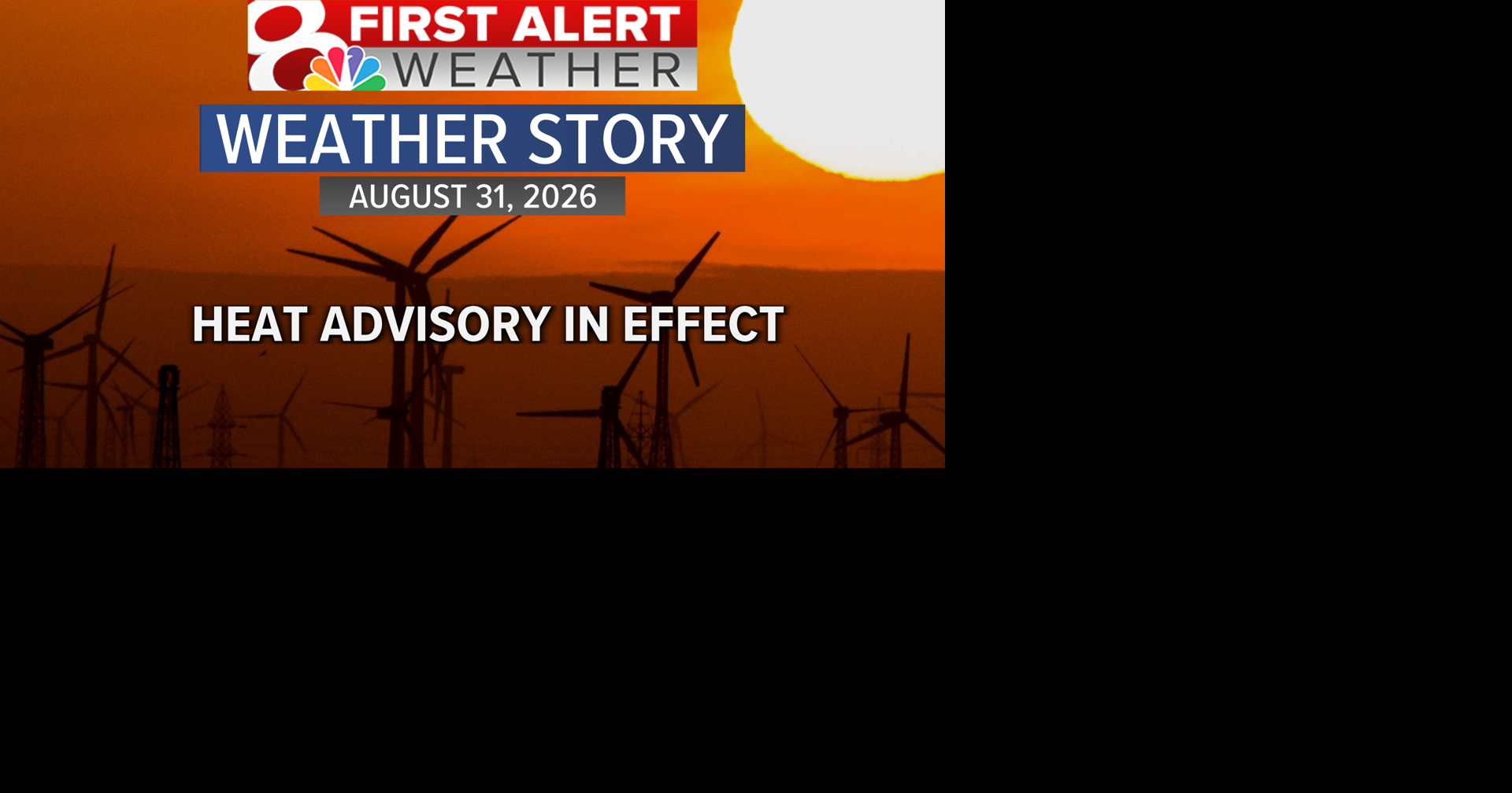 Forecast: A late summer heat wave, not as humid