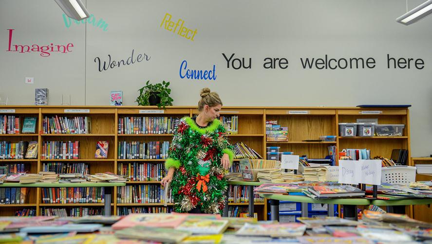 Meghan Ridgeway Ridgeway Elementary students exchange books at winter swap | K-12 ...
