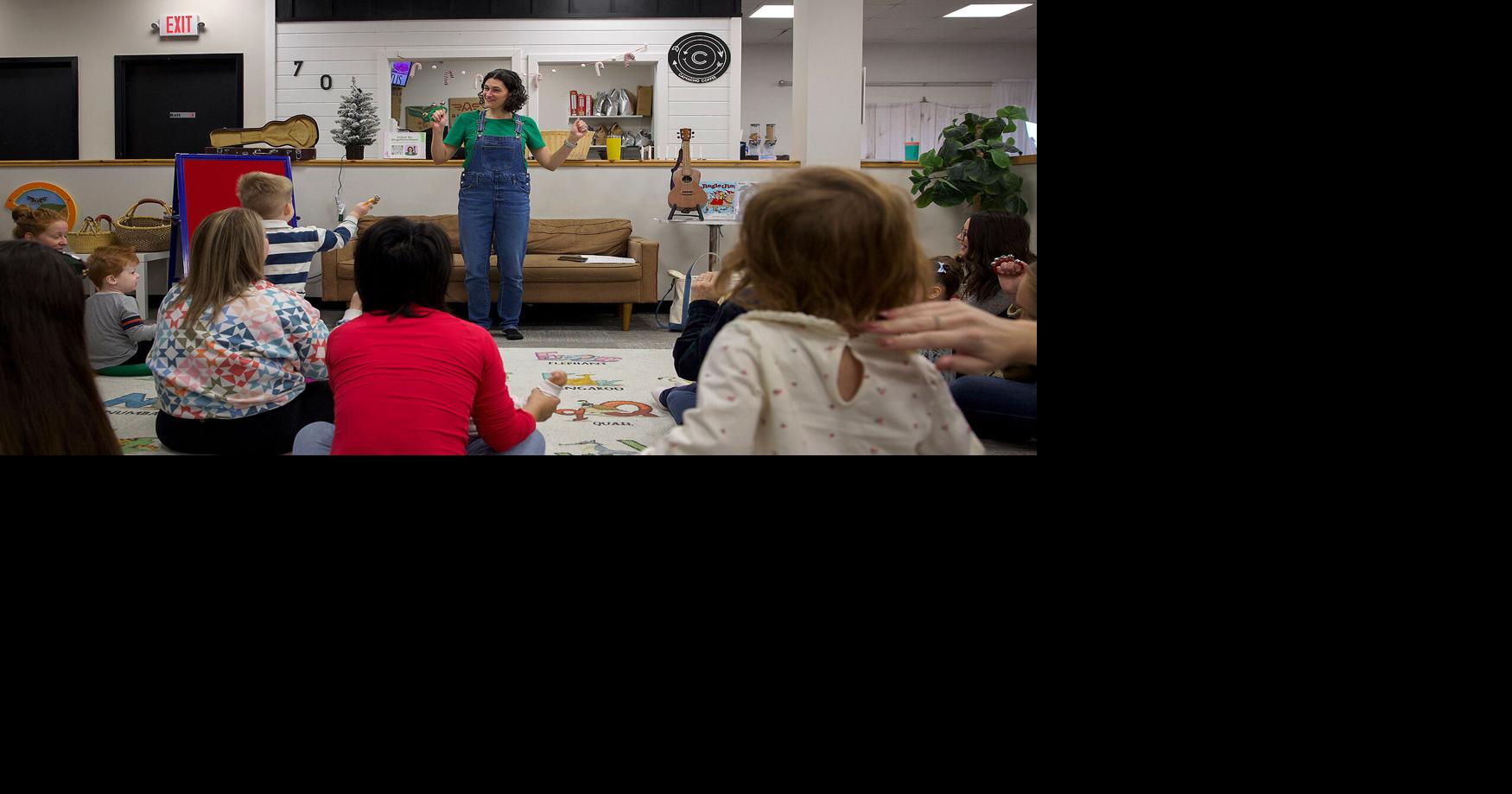 Ms. Tess weaves music, storytelling and play into her shows for kids