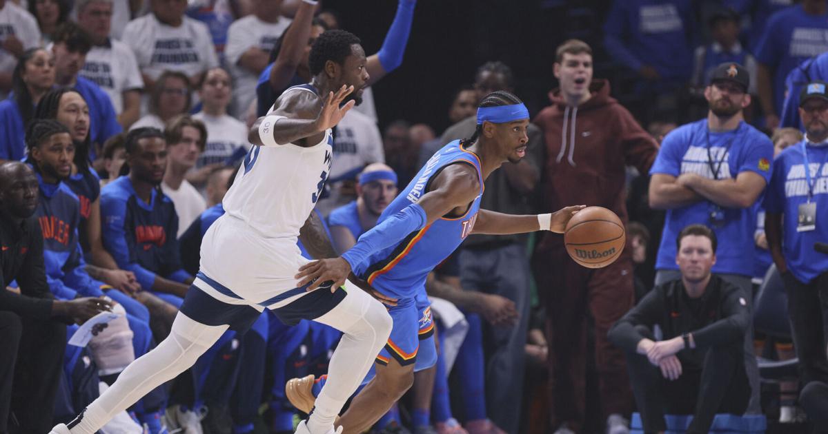 Thunder Timberwolves Basketball