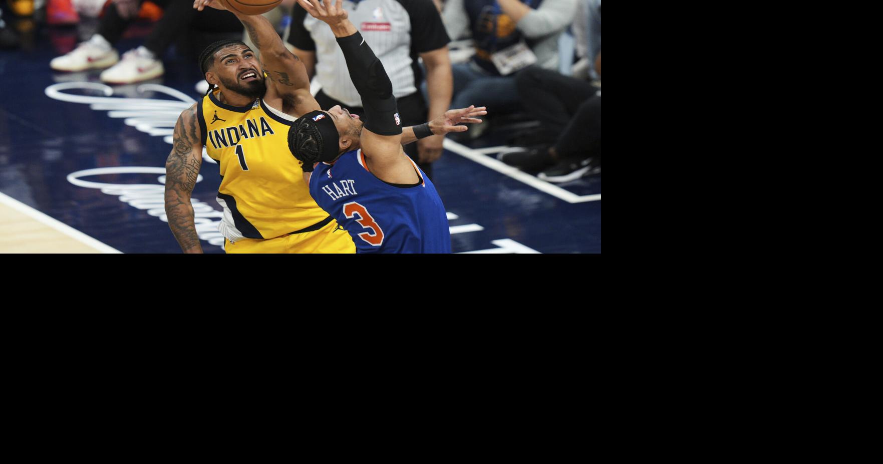 APTOPIX Knicks Pacers Basketball