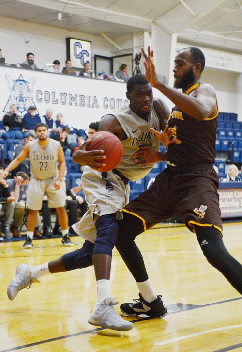 Malik Ray Pushes Past Harris Stowe State University Forward Photos Columbiamissourian Com