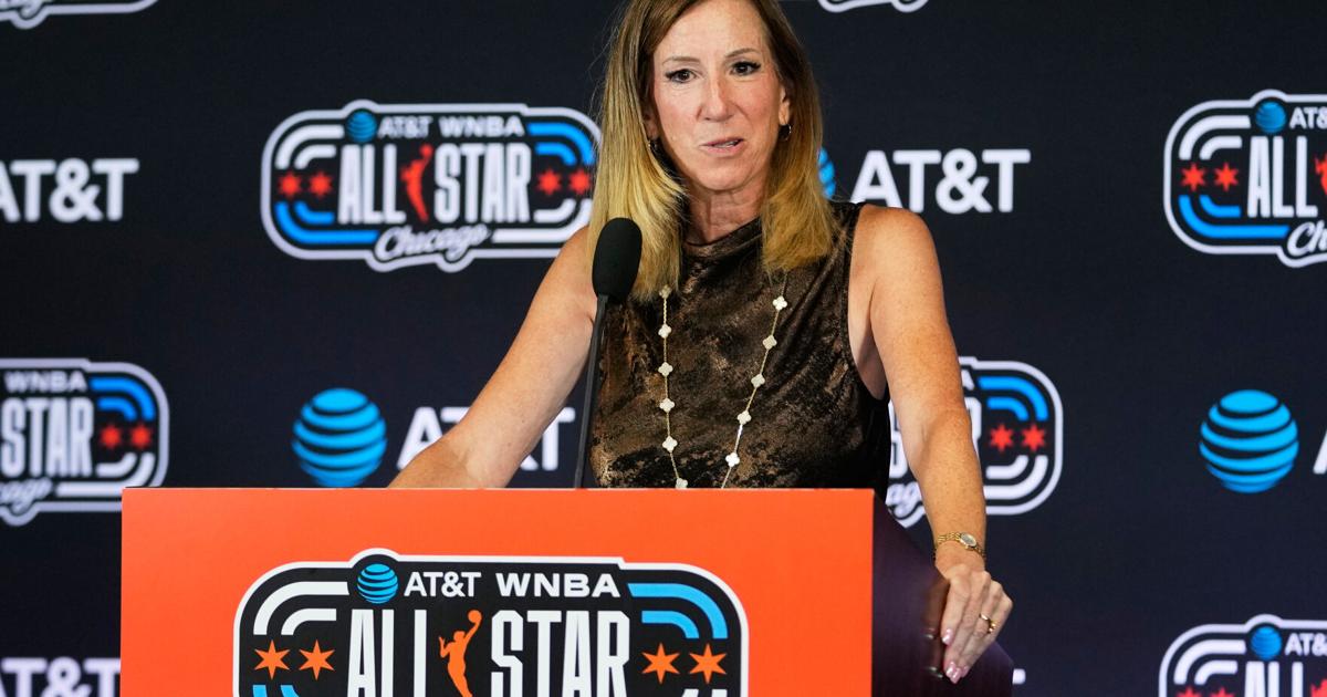WNBA commissioner says league will continue discussing issue of transgender participation By DOUG FEINBERG, Associated Press Basketball Writer Aug 8, 2026 7 mins ago