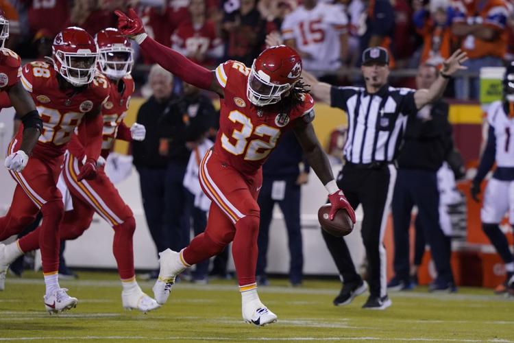 KANSAS CITY, MO - JANUARY 01: Denver Broncos quarterback Russell Wilson (3)  dives into the end zone for a touchdown in the fourth quarter of an AFC  West game between the Denver