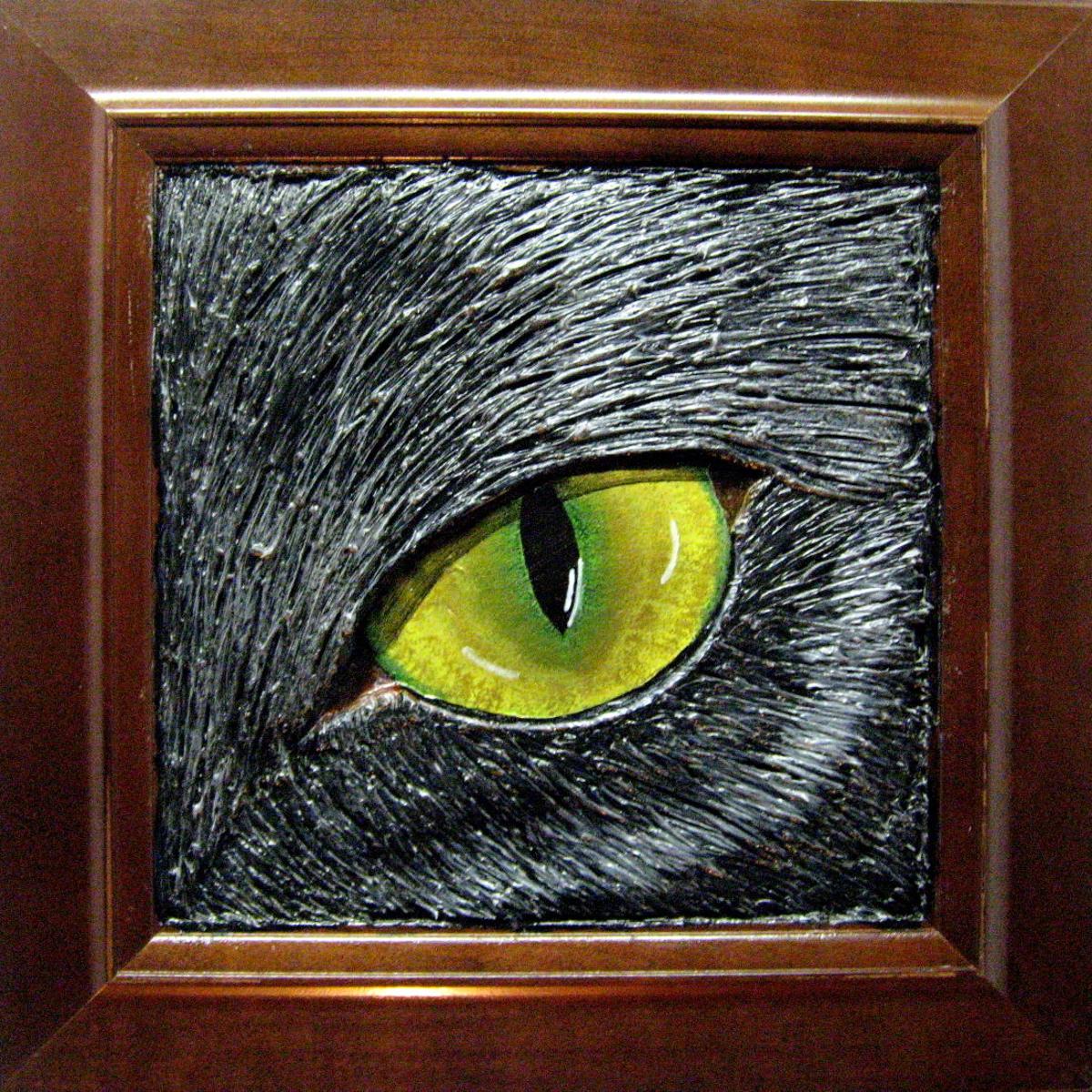 ArtTalk: Local artist produces textured paintings, most recently of animal  eyes | Local 