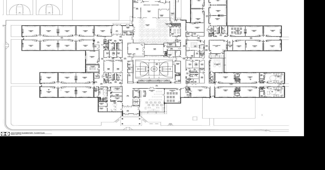 elementary school building floor plans