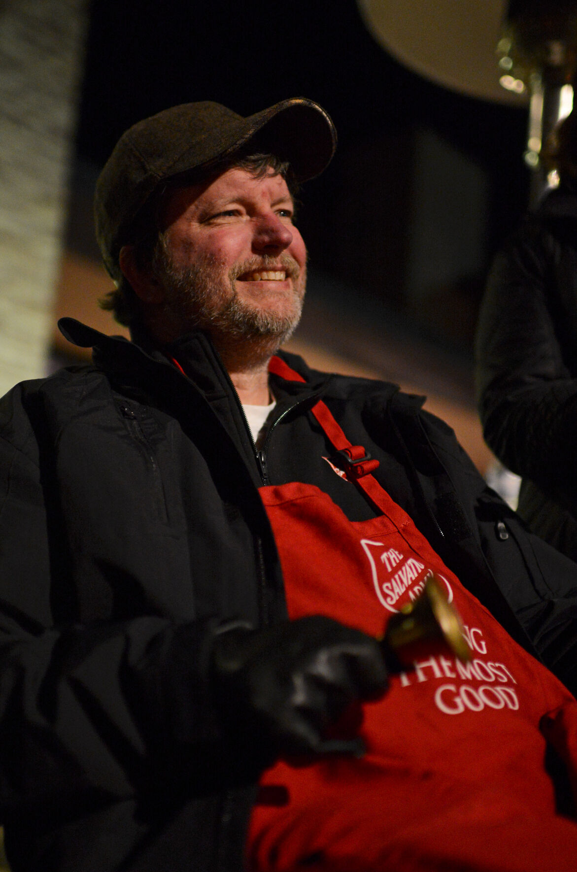 Salvation Army of Mid-Missouri employee Sean Spence rings a bell