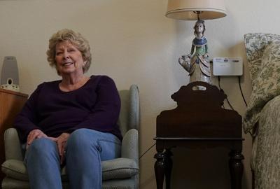 Beverley Lake lives with assisted living sensors