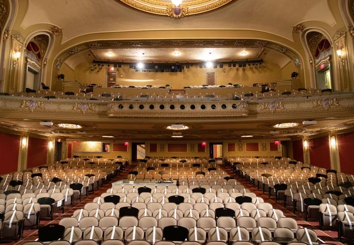 The Missouri Theatre can seat around 1,200 people