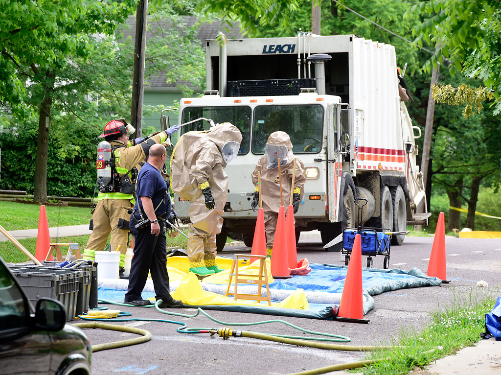 Hazmat Team Neutralizes Small Chemical Fire Local