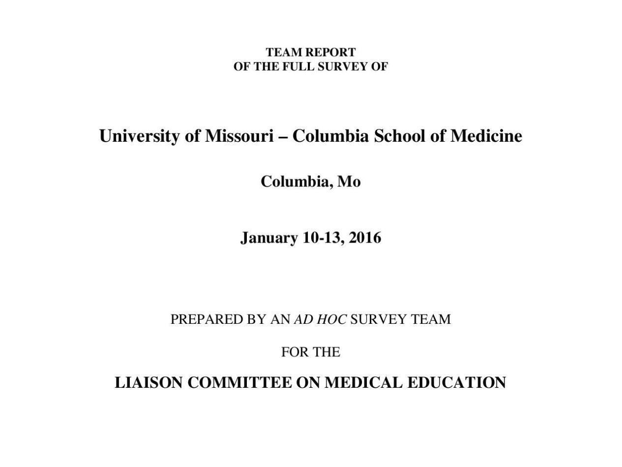 Mu Medical School Retains Accreditation Has Two Years To Make Big Fixes Higher Education Columbiamissourian Com Mizzou Nurse Residency Fall 2022 Calendar