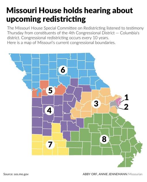 Missouri 17th Senate District Map 2022